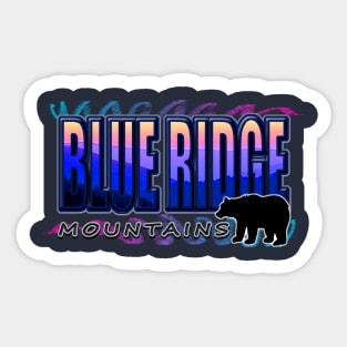 Blue Ridge Mountains Sticker